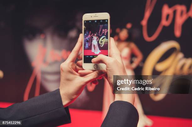 Guests attend the Dubai International Airshow Gala Dinner at Atlantis The Palm on November 15, 2017 in Dubai, United Arab Emirates.