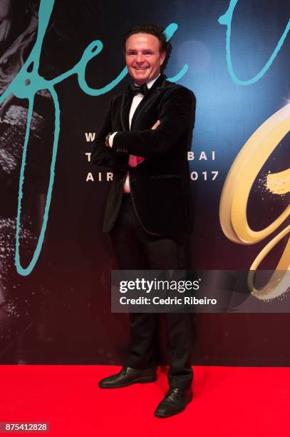 Guests attend the Dubai International Airshow Gala Dinner at Atlantis The Palm on November 15, 2017 in Dubai, United Arab Emirates.