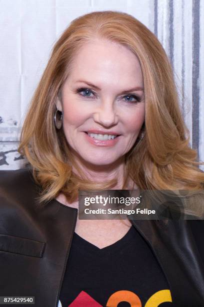 Marg Helgenberger attends Build Presents to discuss "The Value Of A Dollar" Campaign at Build Studio on November 17, 2017 in New York City.