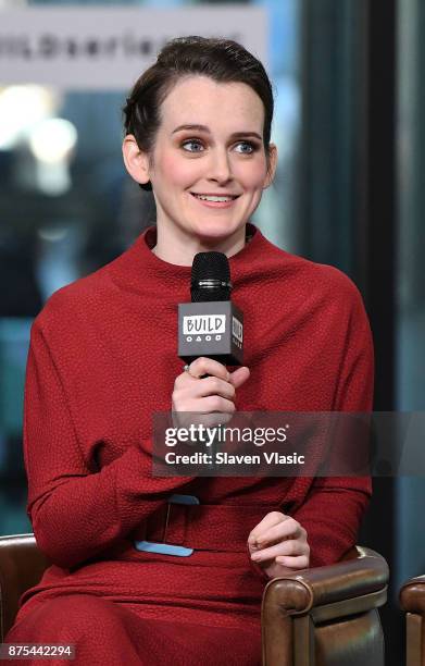 Sophie McShera visits Build to discuss "Downton Abbey: The Exhibition" at Build Studio on November 17, 2017 in New York City.