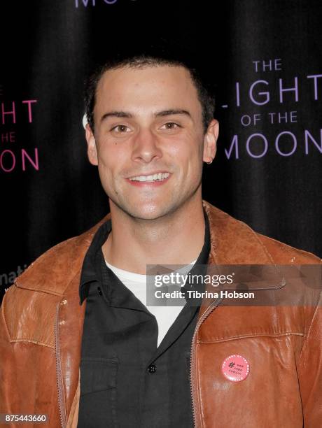 Jack Falahee attends 'The Light Of The Moon' Los Angeles premiere at Laemmle Monica Film Center on November 16, 2017 in Santa Monica, California.