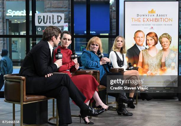 Actors Allen Leech, Sophie McShera, Lesley Nicol and Joanne Froggatt visit Build to discuss "Downton Abbey: The Exhibition" at Build Studio on...