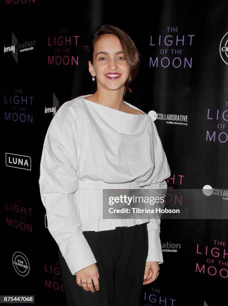 Myriam Schroeter attends 'The Light Of The Moon' Los Angeles premiere at Laemmle Monica Film Center on November 16, 2017 in Santa Monica, California.
