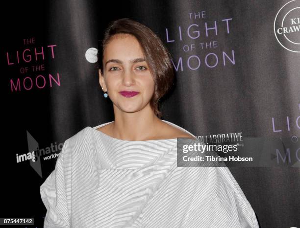 Myriam Schroeter attends 'The Light Of The Moon' Los Angeles premiere at Laemmle Monica Film Center on November 16, 2017 in Santa Monica, California.