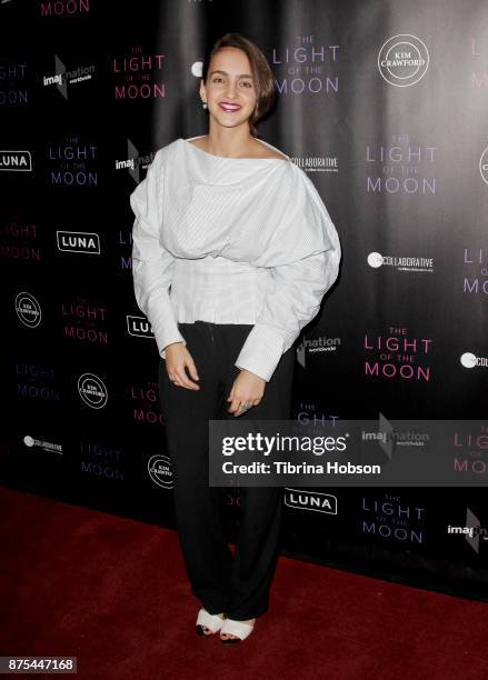 Myriam Schroeter attends 'The Light Of The Moon' Los Angeles premiere at Laemmle Monica Film Center on November 16, 2017 in Santa Monica, California.