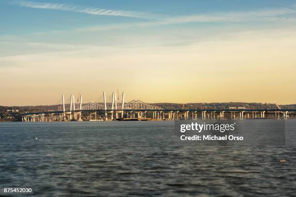 the new tappan zee bridge construction - thruway - fotografias e filmes do acervo