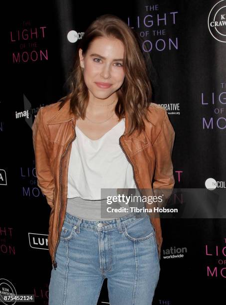 Alexandra Turshen attends 'The Light Of The Moon' Los Angeles premiere at Laemmle Monica Film Center on November 16, 2017 in Santa Monica, California.