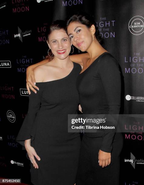 Jessica Thompson and Stephanie Beatriz attend 'The Light Of The Moon' Los Angeles premiere at Laemmle Monica Film Center on November 16, 2017 in...