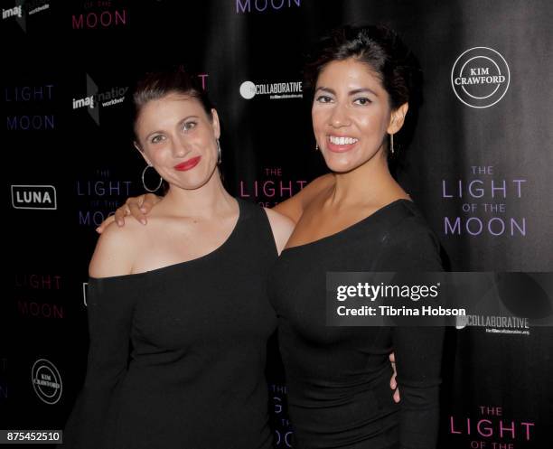 Jessica Thompson and Stephanie Beatriz attend 'The Light Of The Moon' Los Angeles premiere at Laemmle Monica Film Center on November 16, 2017 in...