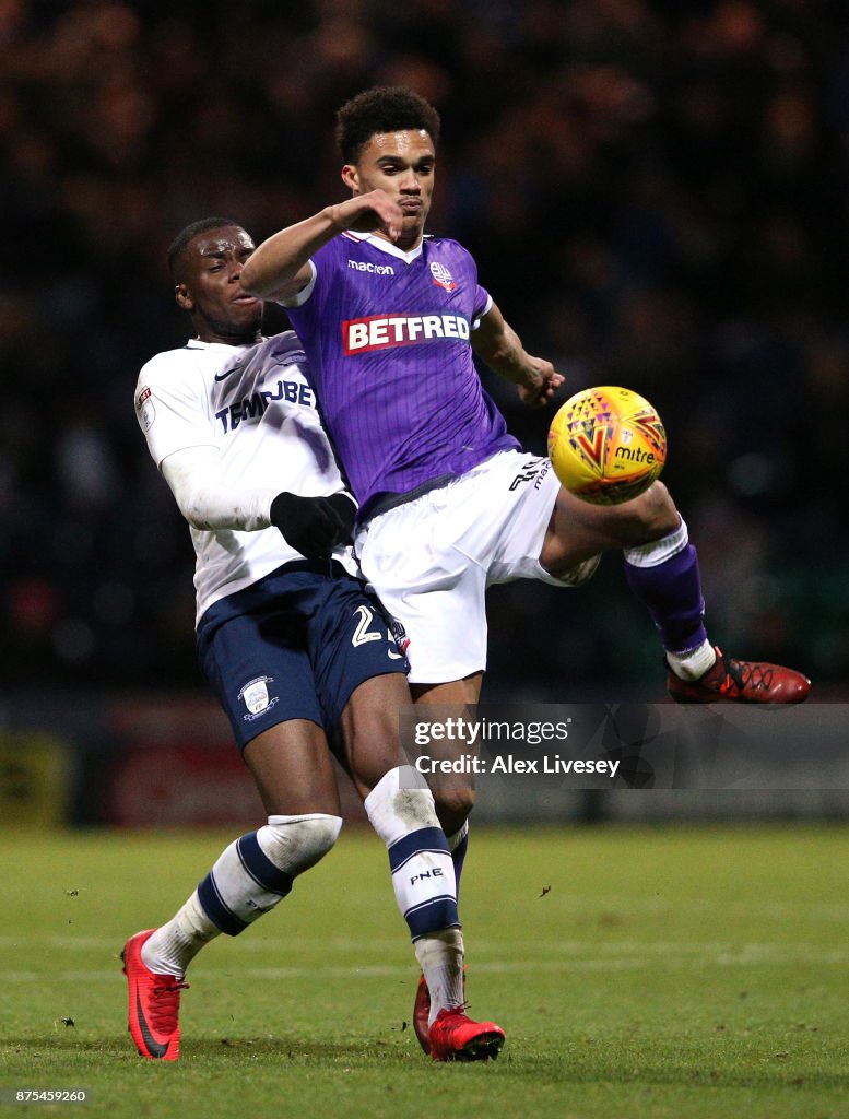 Preston North End v Bolton Wanderers - Sky Bet Championship