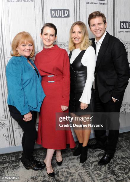 Actors Lesley Nicol, Sophie McShera, Joanne Froggatt and Allen Leech visit Build Series to discuss 'Downton Abbey: The Exhibition' at Build Studio on...