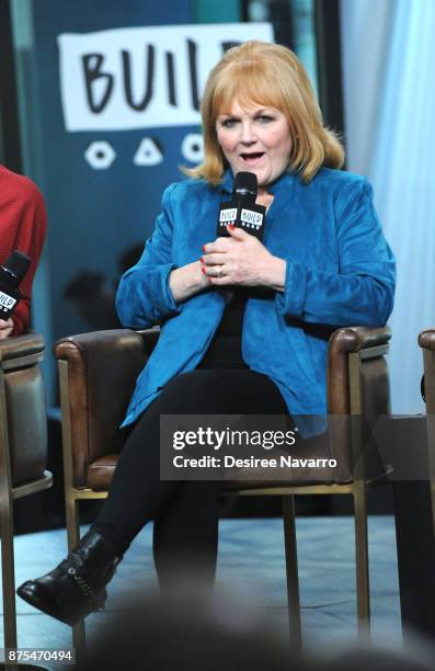 Actress Lesley Nicol visits Build Series to discuss 'Downton Abbey: The Exhibition' at Build Studio on November 17, 2017 in New York City.