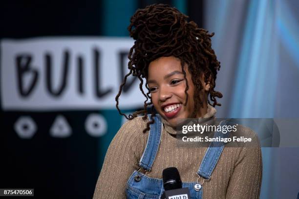 Chloe Bailey attends Build Presents to discuss "Grown-ish" at Build Studio on November 17, 2017 in New York City.