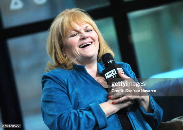 Actress Lesley Nicol visits Build Series to discuss 'Downton Abbey: The Exhibition' at Build Studio on November 17, 2017 in New York City.