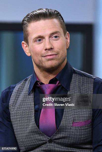 The Miz visits Build to discuss "The Challenge: Champs vs. Stars" at Build Studio on November 17, 2017 in New York City.
