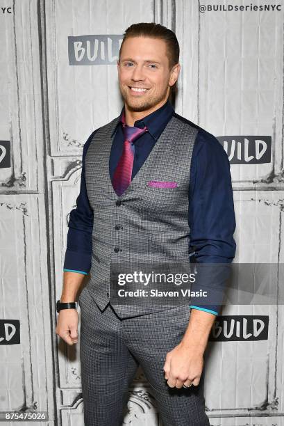 The Miz visits Build to discuss "The Challenge: Champs vs. Stars" at Build Studio on November 17, 2017 in New York City.