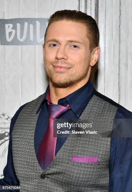 The Miz visits Build to discuss "The Challenge: Champs vs. Stars" at Build Studio on November 17, 2017 in New York City.