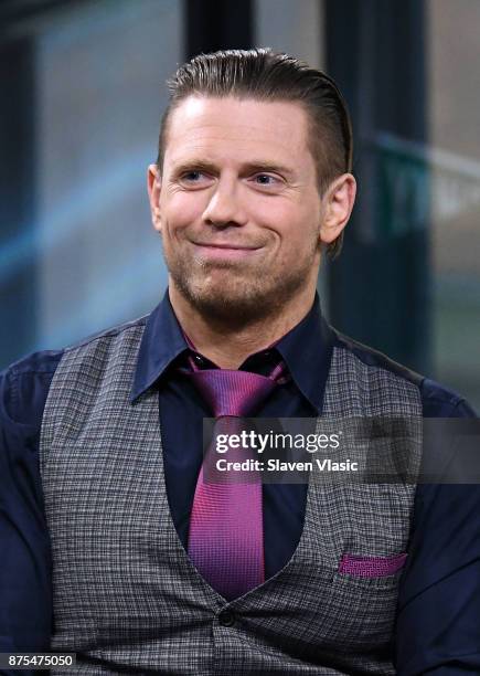 The Miz visits Build to discuss "The Challenge: Champs vs. Stars" at Build Studio on November 17, 2017 in New York City.