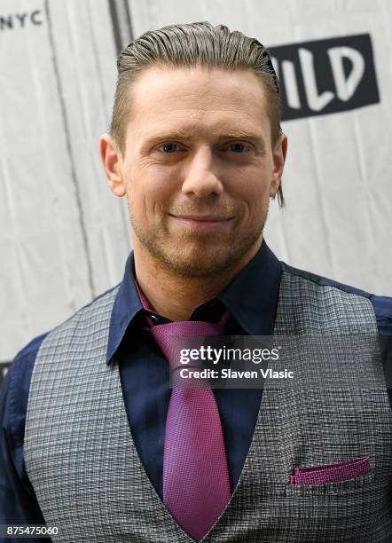 The Miz visits Build to discuss "The Challenge: Champs vs. Stars" at Build Studio on November 17, 2017 in New York City.