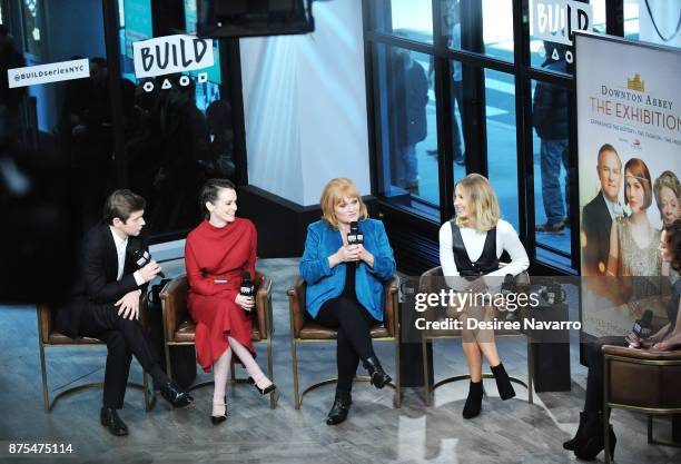 Actors Allen Leech, Sophie McShera, Lesley Nicol and Joanne Froggatt visit Build Series to discuss 'Downton Abbey: The Exhibition' at Build Studio on...