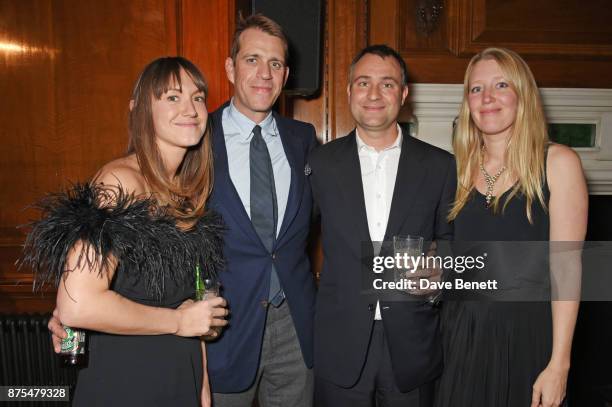 Mary-Clare Winwood, Ben Elliot, Ben Goldsmith and Alice Rothschild attend the Fitzdares Fighting Futures event, an invitation only evening of amateur...