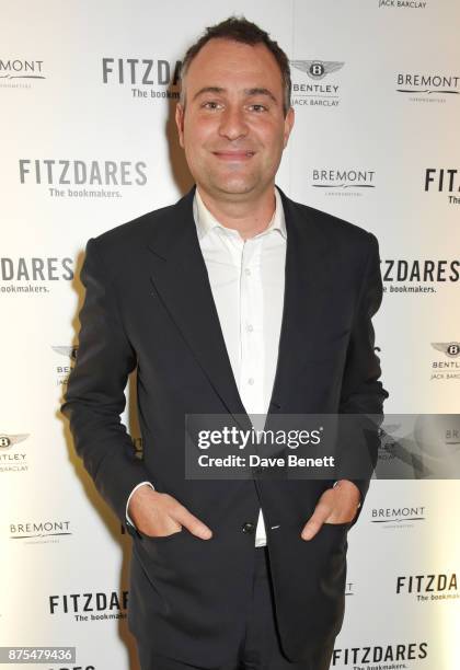 Ben Goldsmith attends the Fitzdares Fighting Futures event, an invitation only evening of amateur boxing, at The Ned on November 17, 2017 in London,...