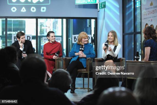 Actors Allen Leech, Sophie McShera, Lesley Nicol and Joanne Froggatt visit Build Series to discuss 'Downton Abbey: The Exhibition' at Build Studio on...