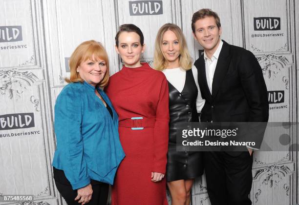 Actors Lesley Nicol, Sophie McShera, Joanne Froggatt and Allen Leech visit Build Series to discuss 'Downton Abbey: The Exhibition' at Build Studio on...