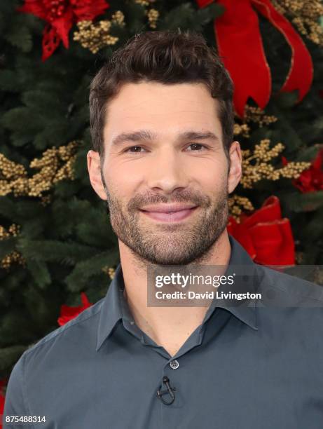 Actor Aaron O'Connell visits Hallmark's "Home & Family" at Universal Studios Hollywood on November 17, 2017 in Universal City, California.