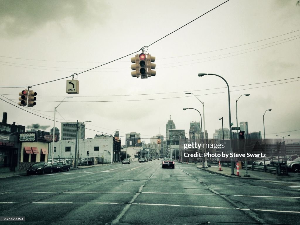 Winter day in Detroit