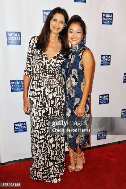 Robia Rashid and Amy Okuda attend the Media Access Awards 2017 at The Four Seasons on November 17, 2017 in Beverly Hills, California.