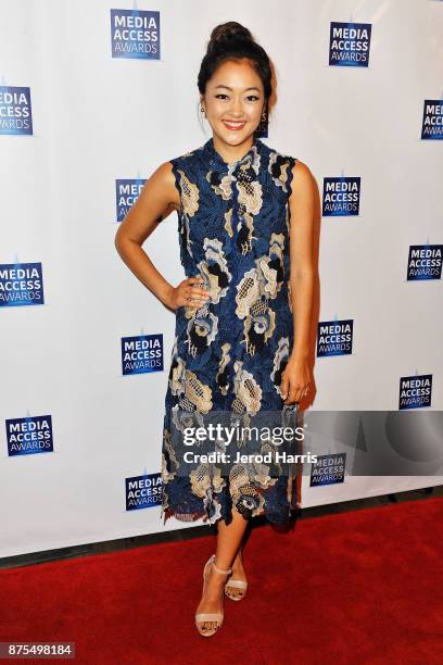 Amy Okuda attends the Media Access Awards 2017 at The Four Seasons on November 17, 2017 in Beverly Hills, California.