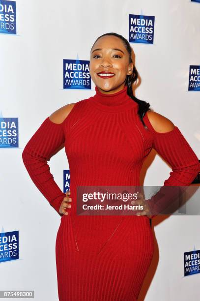 Treshelle Edmond attends the Media Access Awards 2017 at The Four Seasons on November 17, 2017 in Beverly Hills, California.