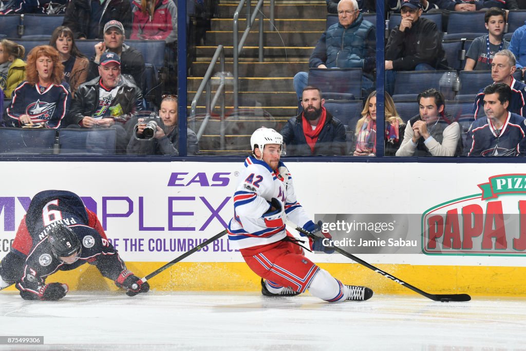 New York Rangers v Columbus Blue Jackets