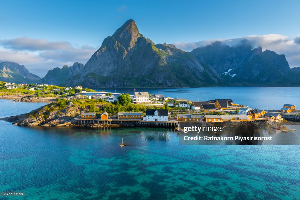 LOFOTEN SUMMER LANDSCAPE