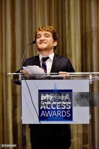 Nic Novicki attends the Media Access Awards 2017 at The Four Seasons on November 17, 2017 in Beverly Hills, California.