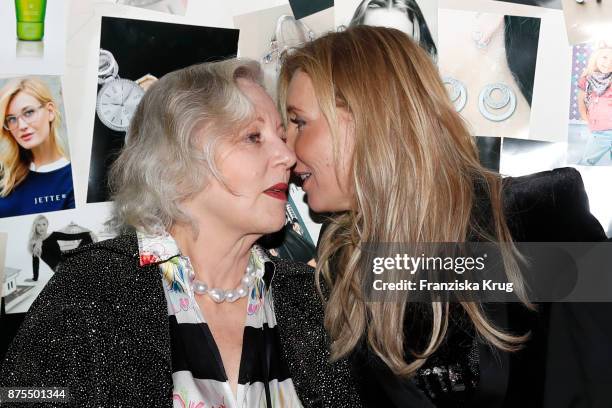 Karin Joop-Metz and Jette Joop during the 20th anniversary celebration of JETTE on November 17, 2017 in Berlin, Germany.