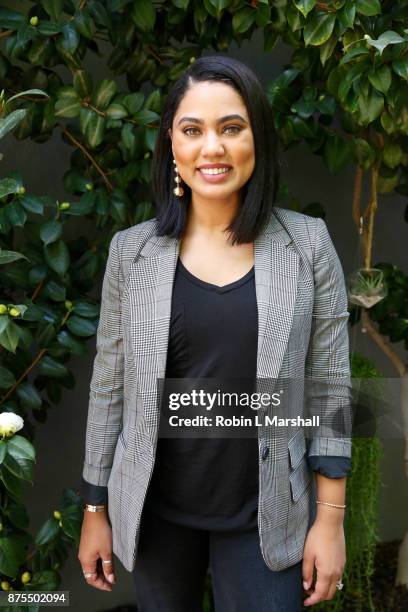 Chef Ayesha Curry attends "Friendsgiving For No Kid Hungry" Thanksgiving event on November 17, 2017 in Studio City, California.