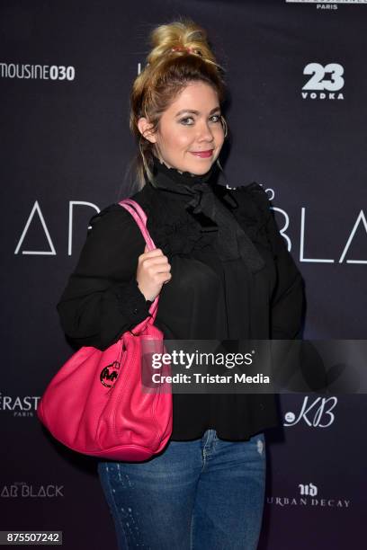 Nadine Trompka attends the Apjar Black studio opening on November 17, 2017 in Berlin, Germany.