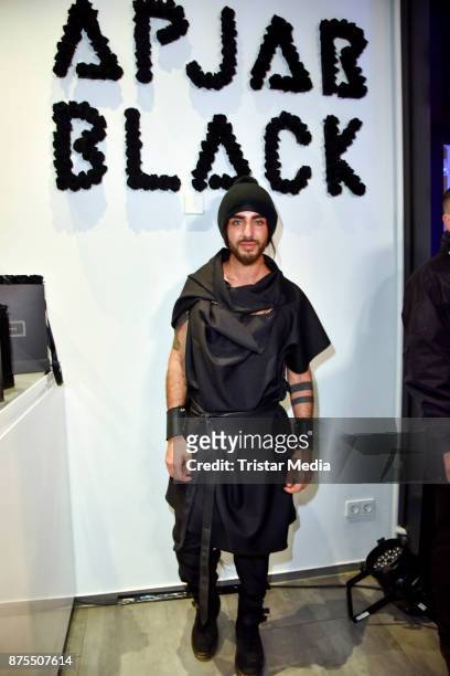 Apjar Black attends the Apjar Black studio opening on November 17, 2017 in Berlin, Germany.