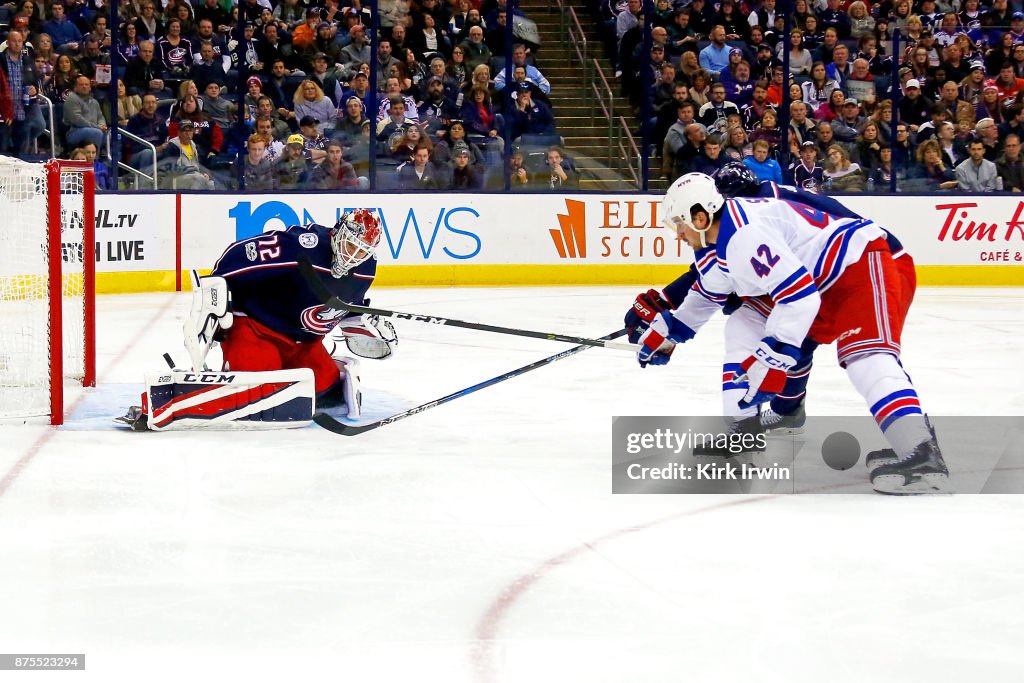 New York Rangers v Columbus Blue Jackets