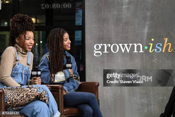 Duo Chloe x Halle, made up of sisters Chloe and Halle Bailey visit Build to discuss "Grown-ish", the sitcom series and a spin-off of Black-ish at...