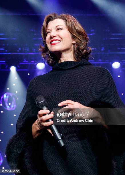 Amy Grant performs on stage at Abbotsford Centre on November 17, 2017 in Abbotsford, Canada.