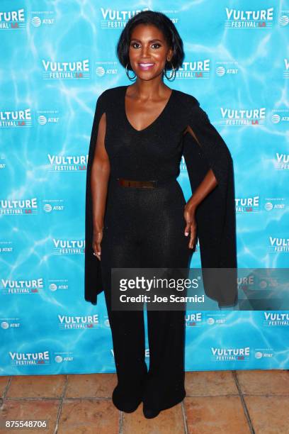 Denise Boutte attends the opening night gala at Vulture Festival LA presented by AT&T at Hollywood Roosevelt Hotel on November 17, 2017 in Hollywood,...