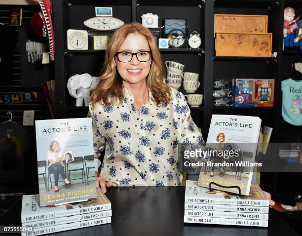Actor/author Jenna Fischer at the signing of her book, "The Actor's Life" at Book Soup on November 17, 2017 in West Hollywood, California.