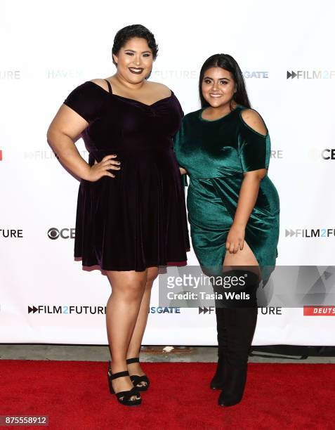 Liz Sanchez and MArlene Layva at the Film2Future Year 2 Awards Ceremony on November 16, 2017 in Los Angeles, California.