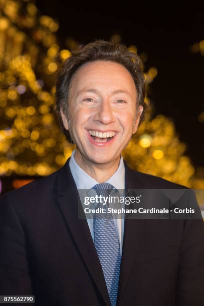 Stephane Bern attends Stephane Bern and 'Comite Montaigne' Launches Christmas Lights at Montaigne Avenue in Paris on November 17, 2017 in Paris,...