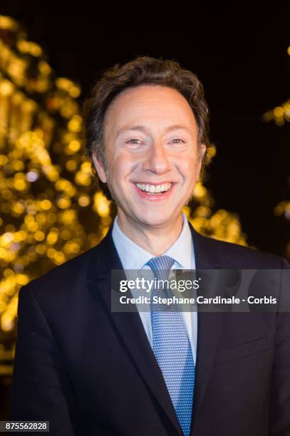 Stephane Bern attends Stephane Bern and 'Comite Montaigne' Launches Christmas Lights at Montaigne Avenue in Paris on November 17, 2017 in Paris,...