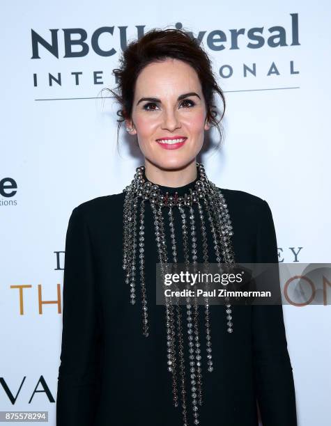 Actress Michelle Dockery attends "Downton Abbey: The Exhibition" Gala Reception on November 17, 2017 in New York City.