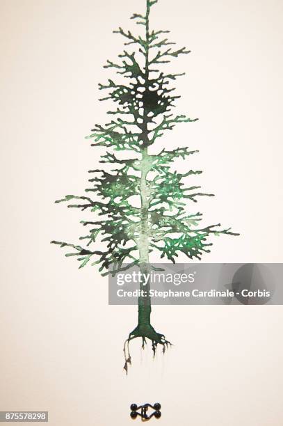 Olivier Theyskens Chrismas Tree exhibition during the 22th Edition Of 'Les Sapins De Noel Des Createurs - Designer's Christmas Trees on November 17,...